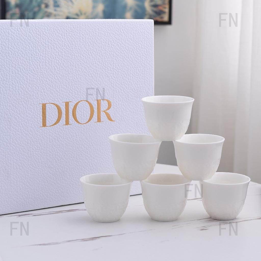 Arabic coffee cups set of six black - Dior Arabic Coffee | Aleppo Gift UAE